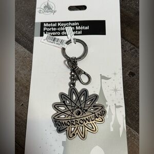 New Disney Parks Tomorrow Land Metal Keychain